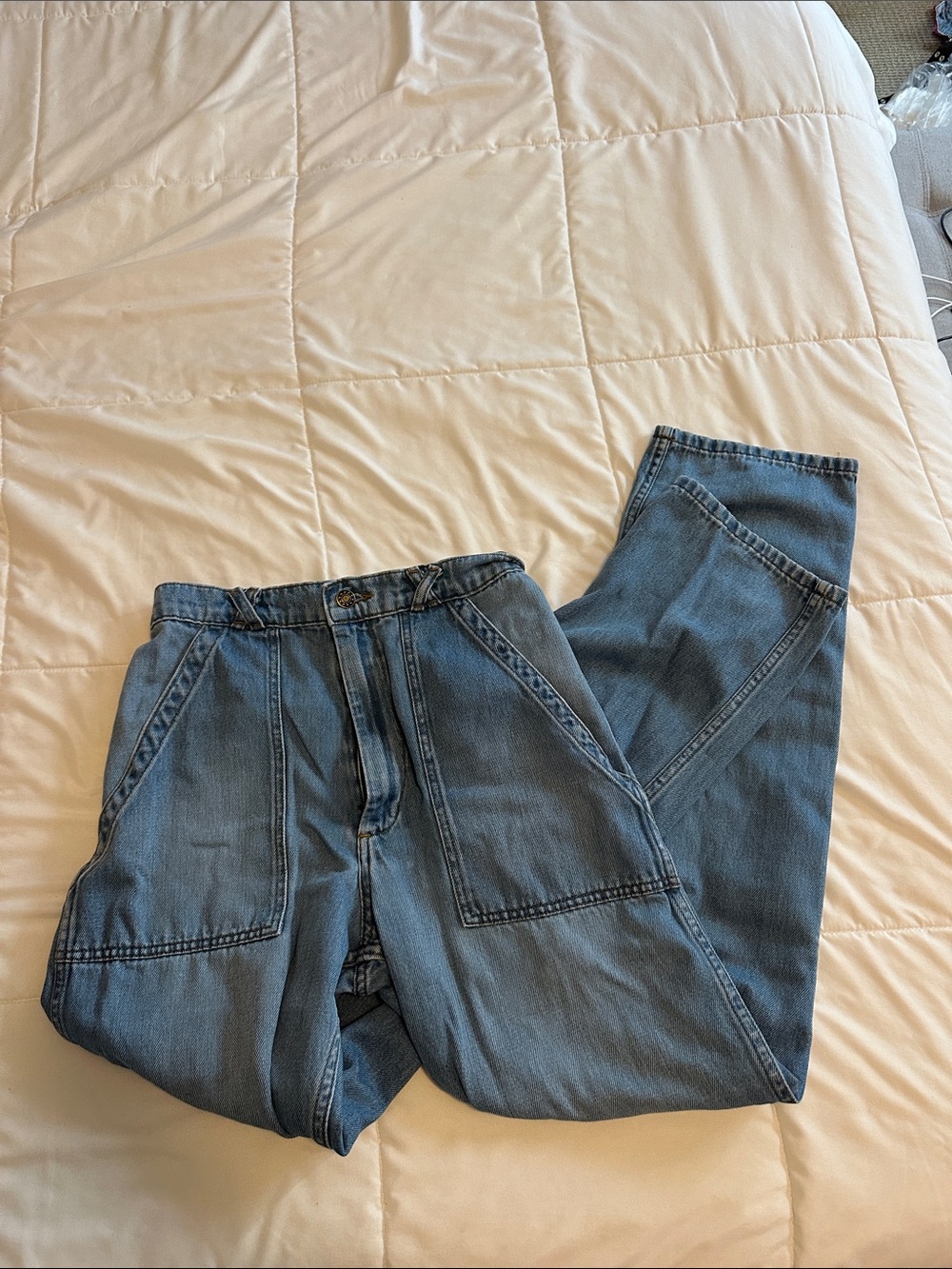 sundays Light Blue Relaxed Denim Jeans for Men